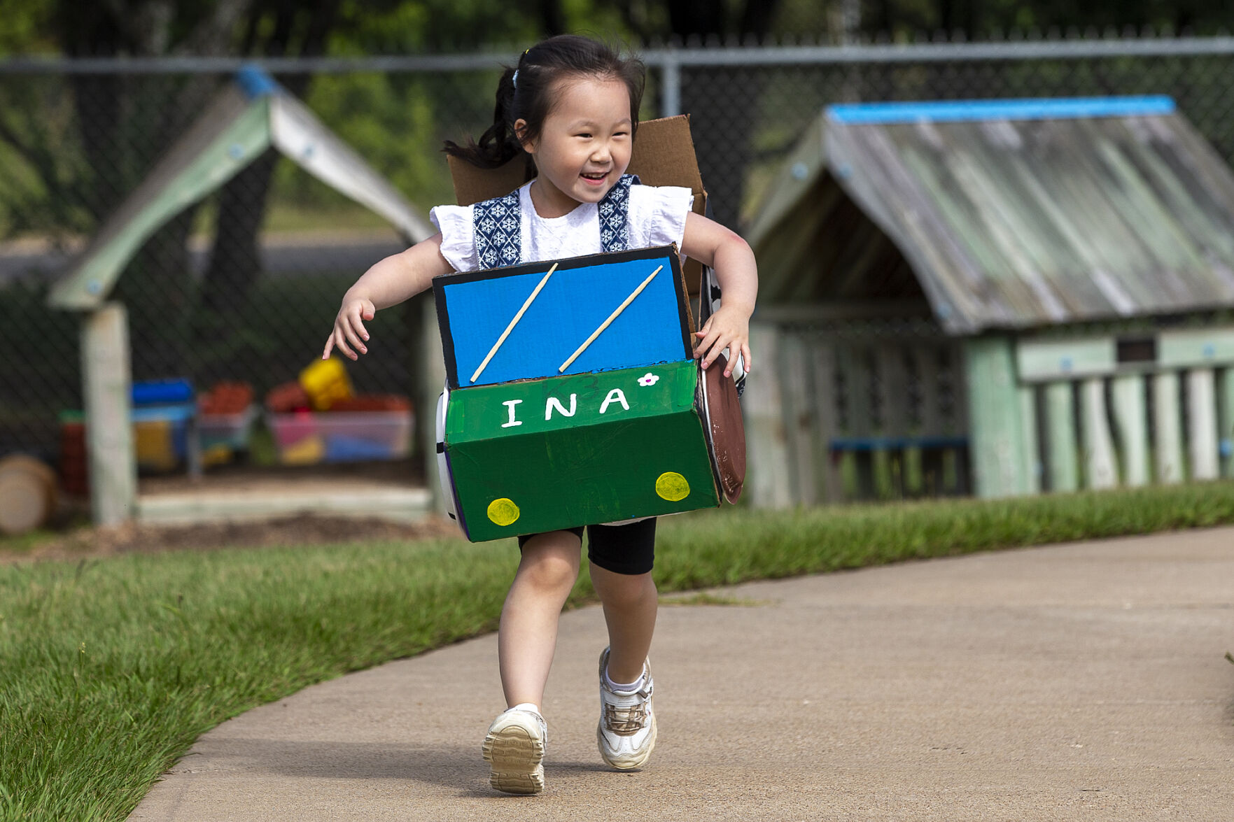 Preschool box car race